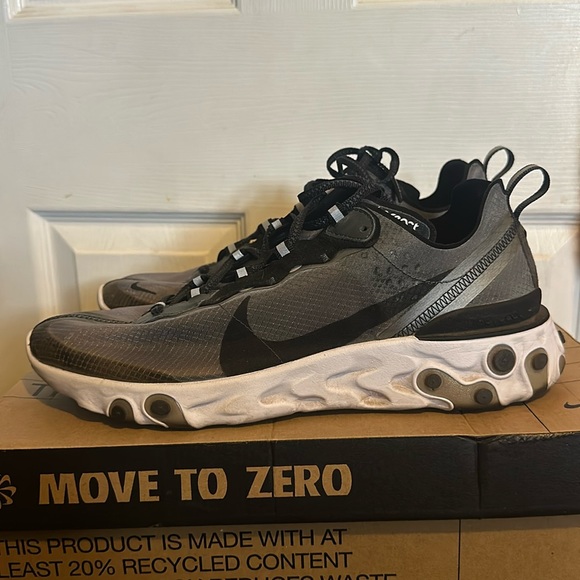 Nike react element. Black/clear - Picture 1 of 3